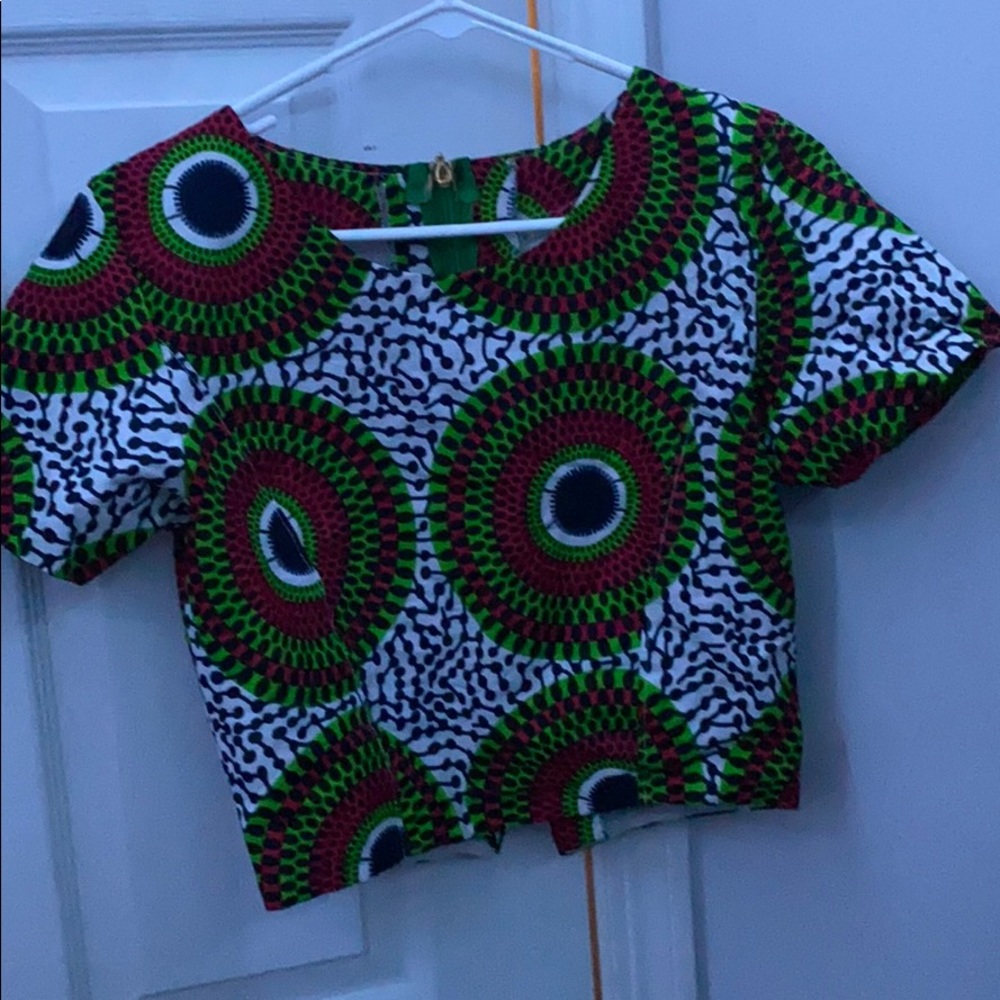 Ankara Print Top